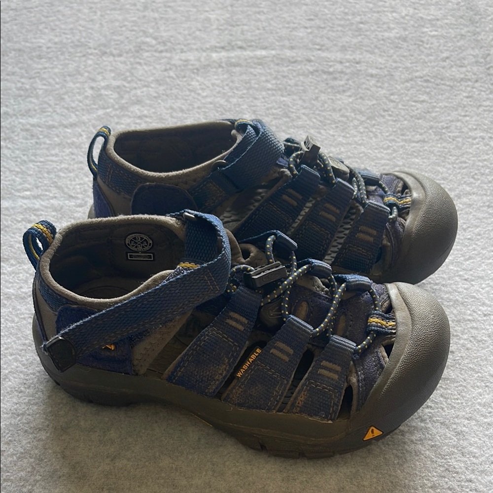 Keen Blue and Gray Sandals with Toe Protection